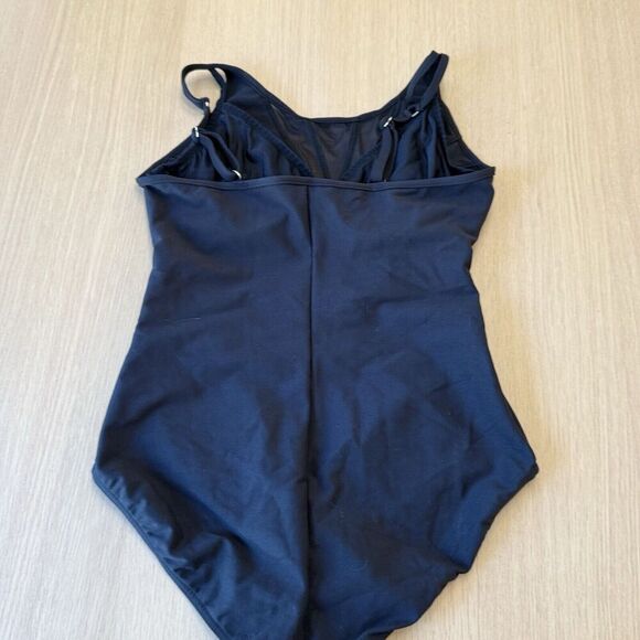 Miraclesuit 6552363 Tigre Sombre One-Piece Swimsuit Size 16 Black Xx1056 - Picture 5 of 8